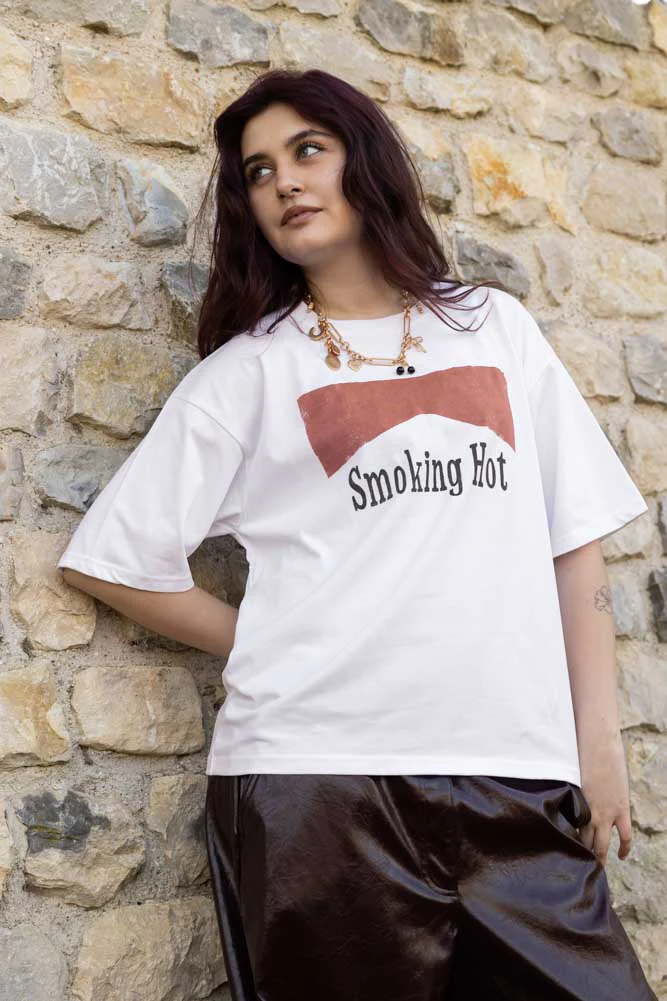 Smokin' Hot White T-Shirt - Available in 6 Sizes - Image 4