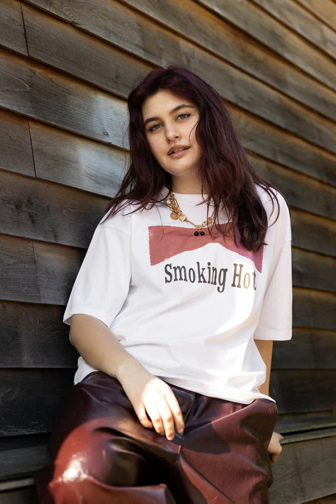 Smokin' Hot White T-Shirt - Available in 6 Sizes - Image 5