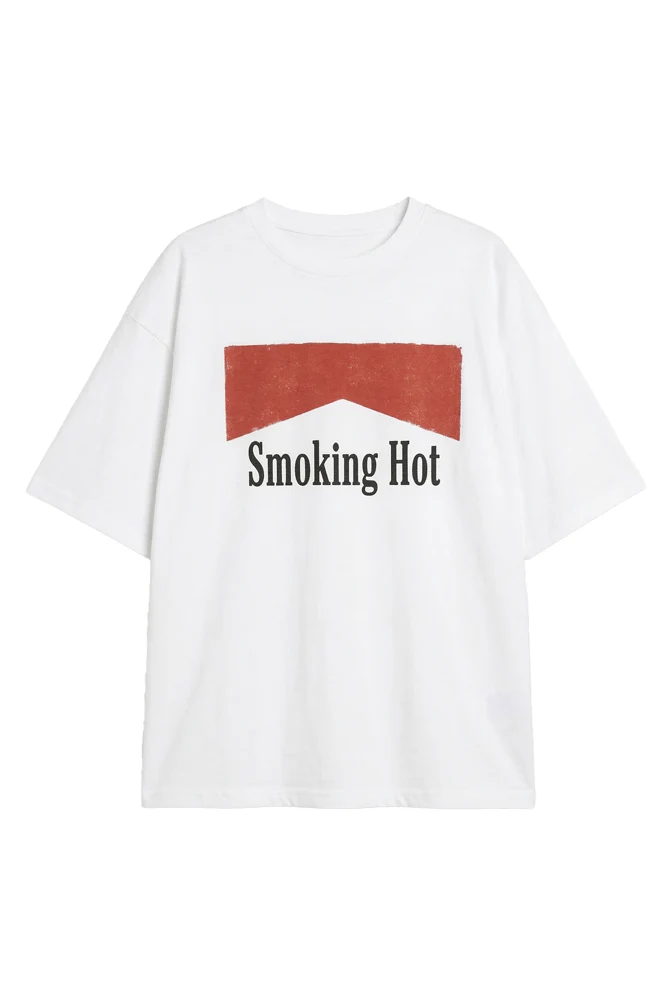 Smokin' Hot White T-Shirt - Available in 6 Sizes - Image 9