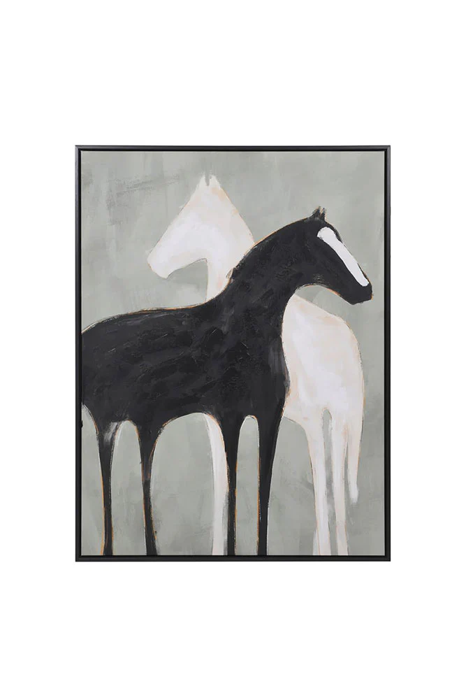 Stallion Shadow Canvas Art Print - Image 11