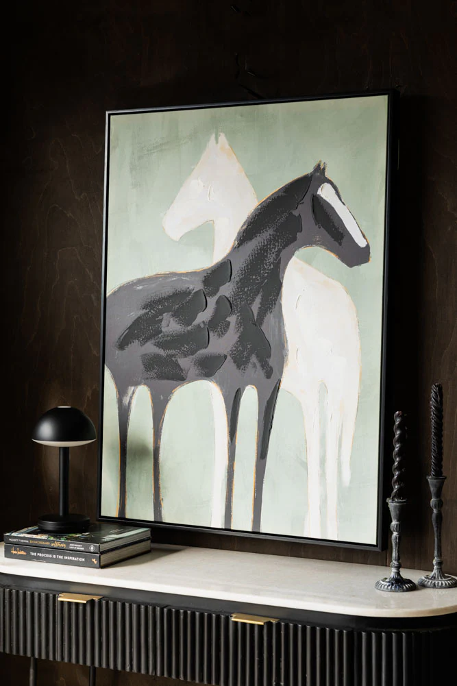 Stallion Shadow Canvas Art Print - Image 2