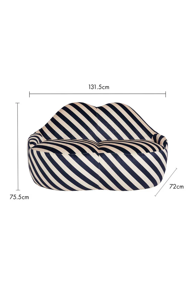 Stripe Lips Sofa - Image 7