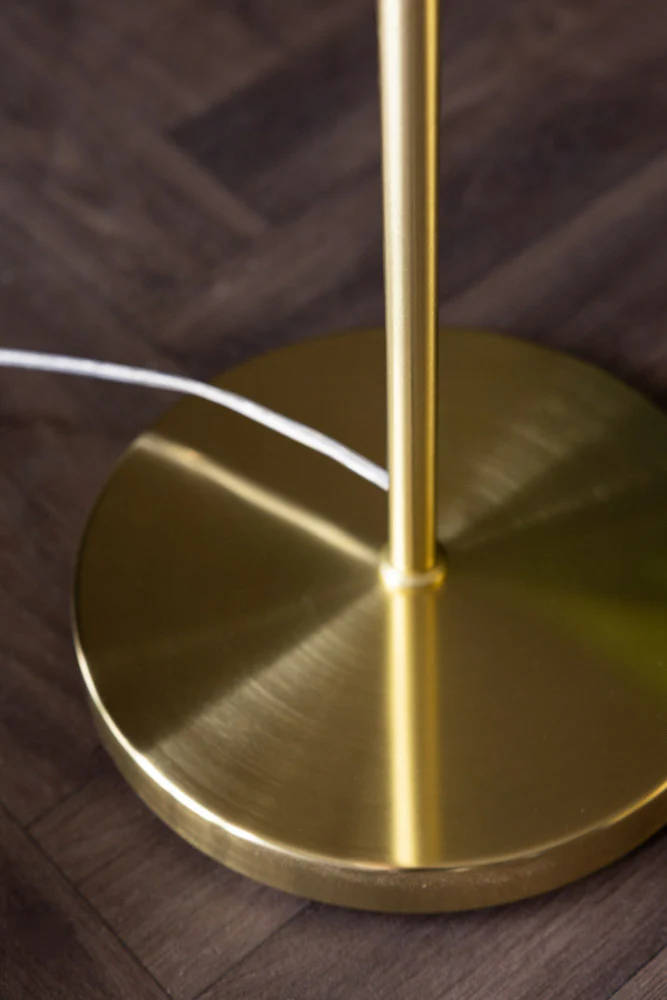 Stunning Art Deco Glass Feather Floor Lamp - Image 6