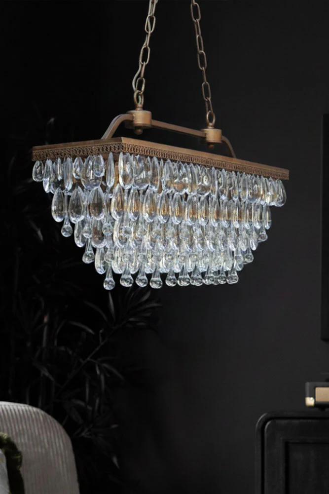 Stunning Crystal Droplets Chandelier - Image 2