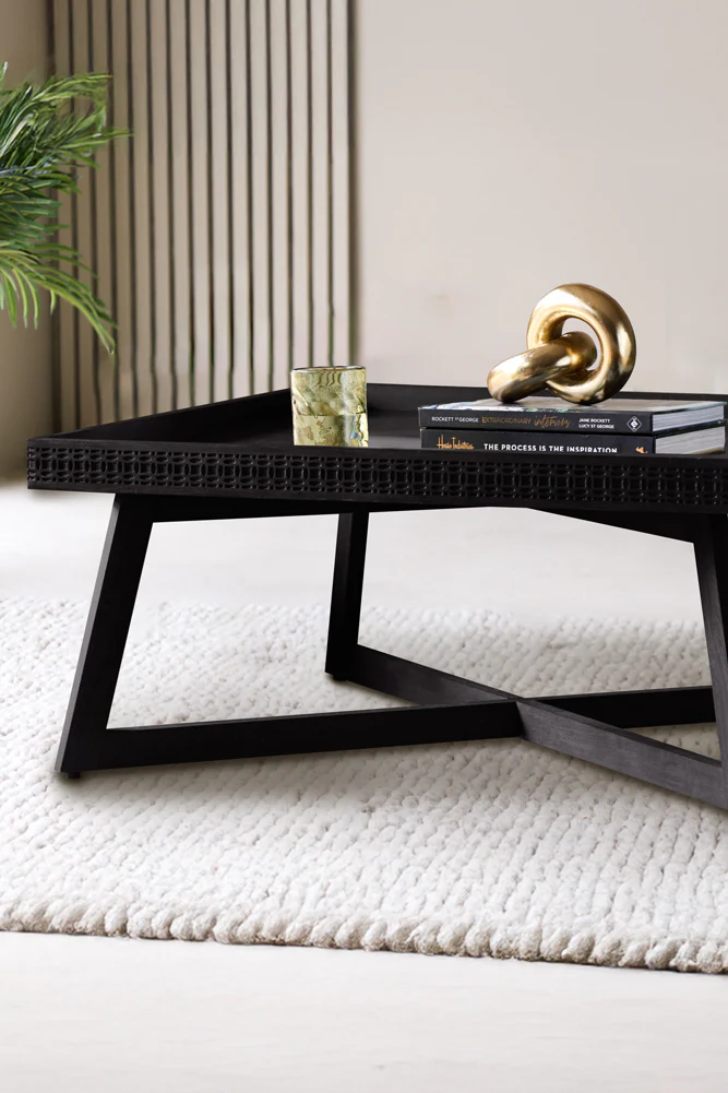 Stylish Mango Wood Coffee Table - Image 2