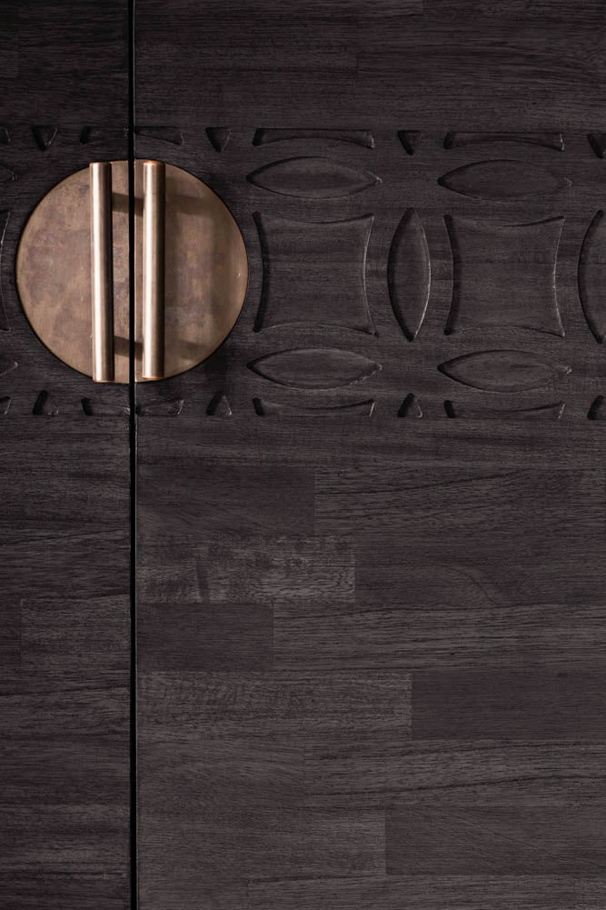 Stylish Mango Wood Drinks Cabinet - Image 2