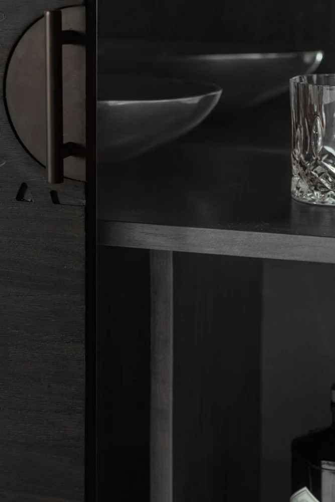 Stylish Mango Wood Drinks Cabinet - Image 3