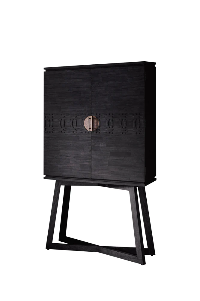 Stylish Mango Wood Drinks Cabinet - Image 6