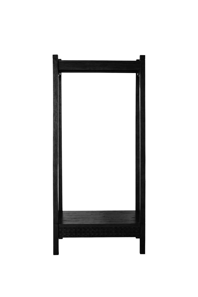 Stylish Mango Wood Freestanding Open Wardrobe - Image 5
