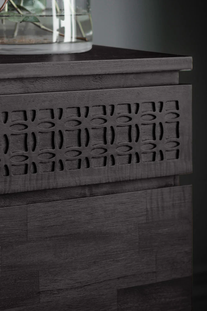Stylish Mango Wood Multi-Drawer Sideboard - Image 2
