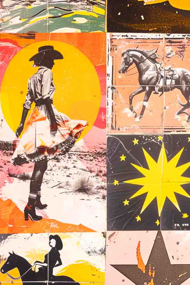 Sunset Wild West Print - Framed Or Unframed Available - Image 4