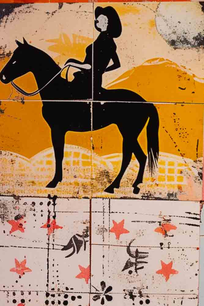 Sunset Wild West Print - Framed Or Unframed Available - Image 6
