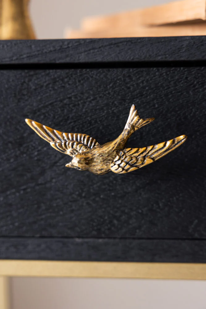 Swallow Bird Cupboard/Drawer Knob - Gold - Image 4