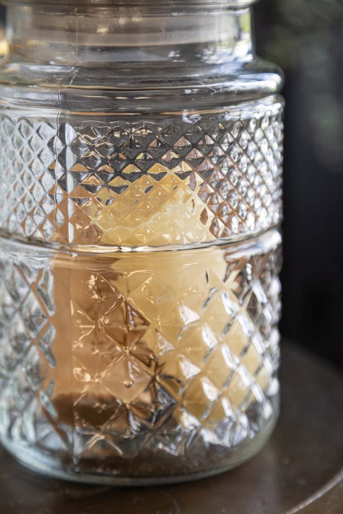 Tall Antique Bird Decorative Glass Jar - Image 5
