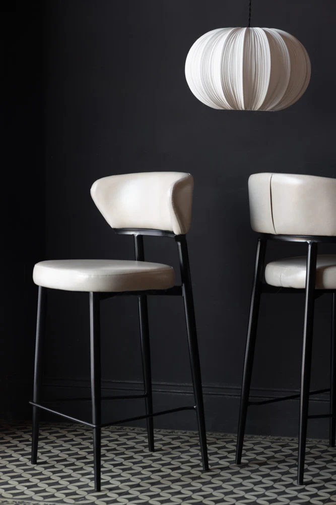 The Blake Bar Stool In Champagne Neutral - Image 4
