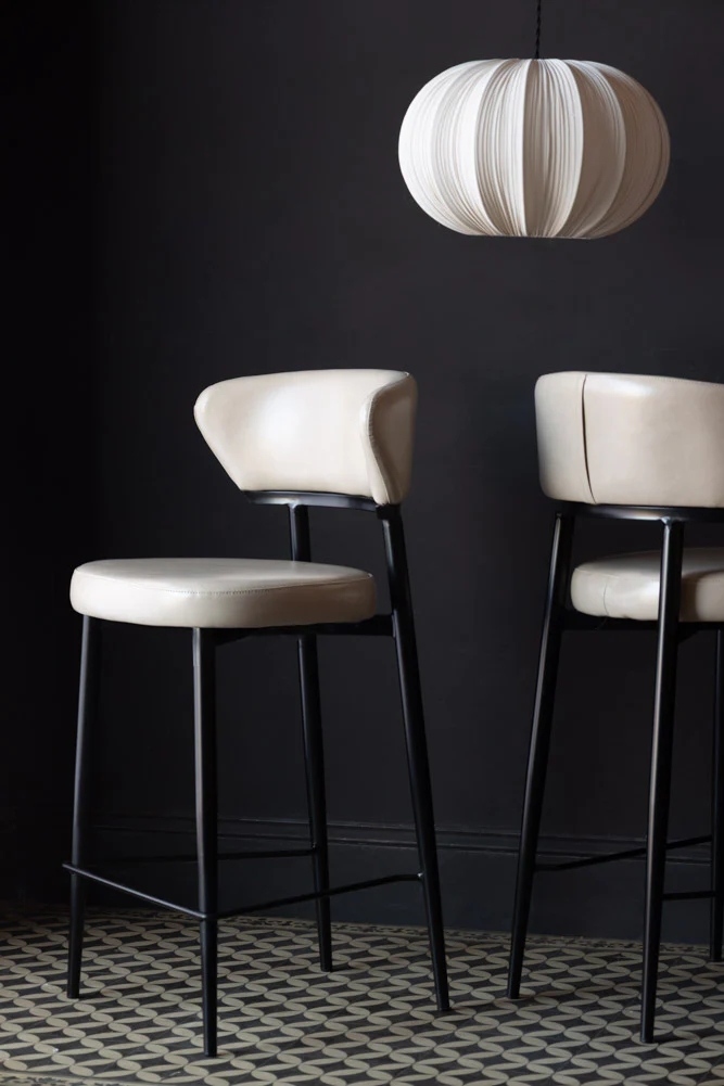 The Blake Bar Stool In Champagne Neutral - Image 6