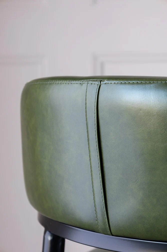 The Blake Bar Stool In Forest Green - Image 10