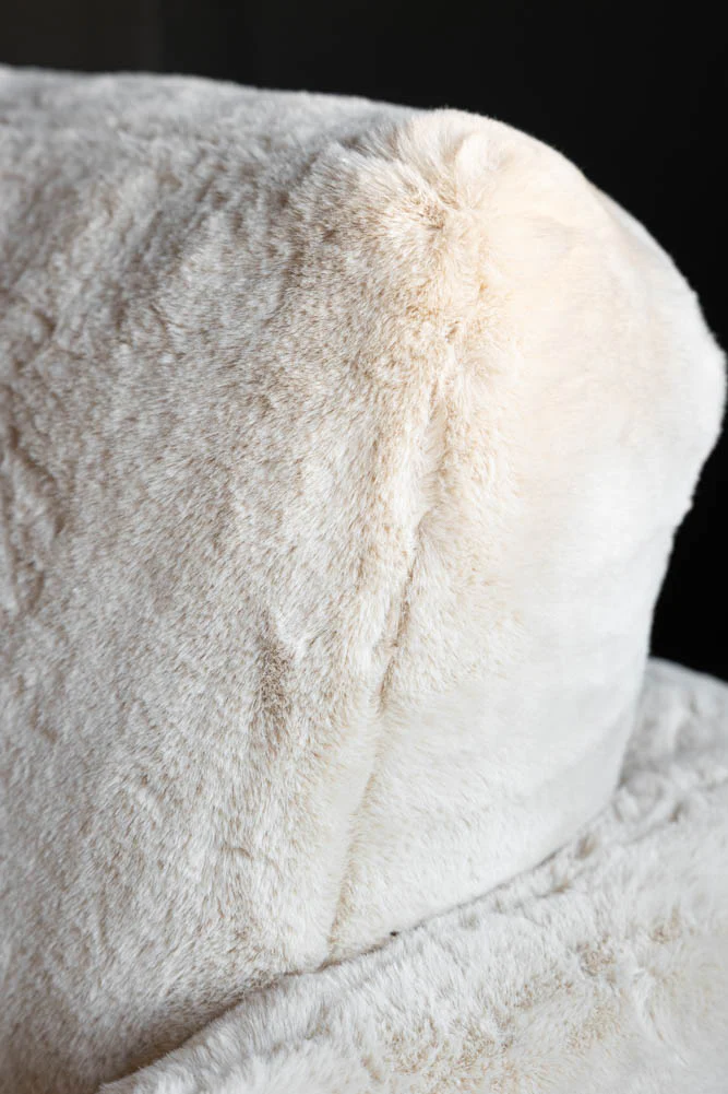 The Edie Faux Fur Armchair - Image 3