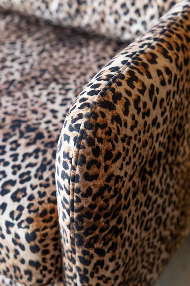 The Edie Leopard Print 2 Seater Sofa - Image 2