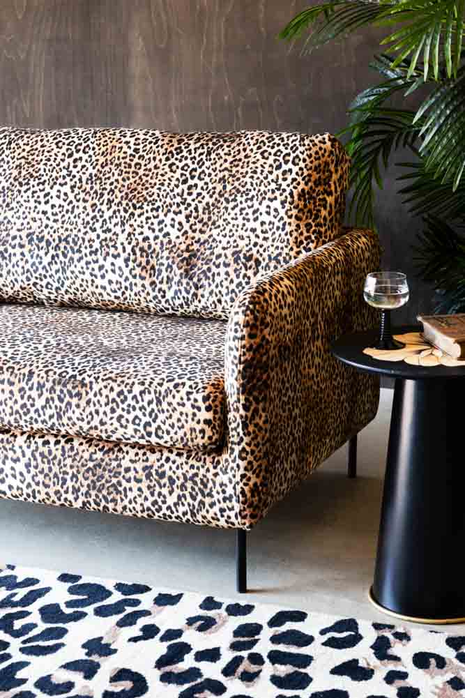 The Edie Leopard Print 2 Seater Sofa - Image 4