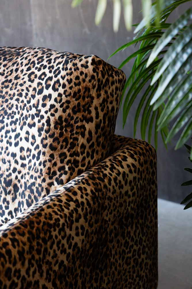 The Edie Leopard Print 2 Seater Sofa - Image 5