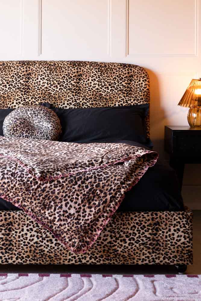 The Jagger Bed in Leopard Love Velvet - Available in 2 Sizes - Image 4