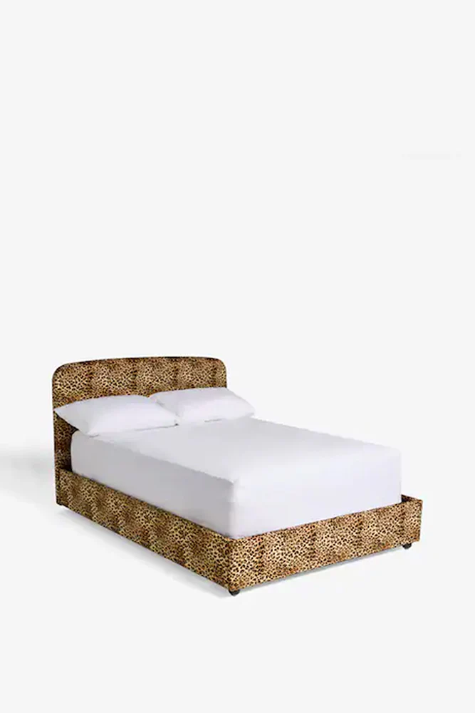 The Jagger Bed in Leopard Love Velvet - Available in 2 Sizes - Image 5