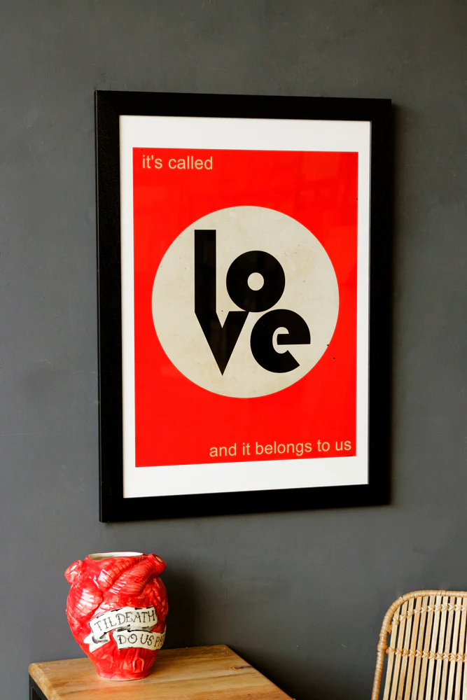 Framed Thieves Like Us - New Order Art Print