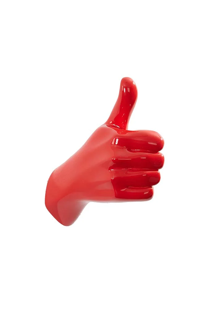 Thumbs Up Hand Wall Art & Coat Hook - Image 2