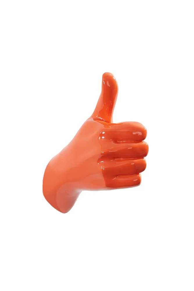 Thumbs Up Hand Wall Art & Coat Hook - Image 3