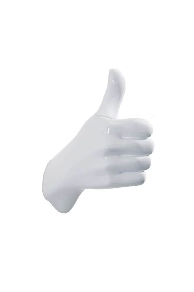 Thumbs Up Hand Wall Art & Coat Hook - Image 4
