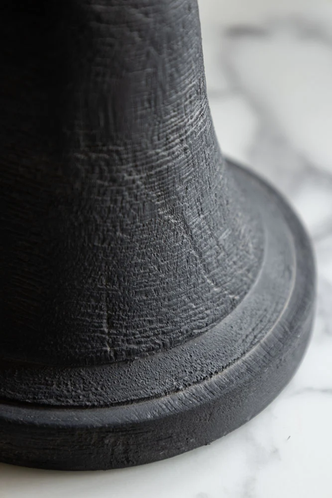 Traditional Black Candle Holder - Short - Image 5