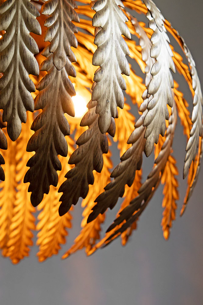 Tropical Leaf Ceiling Pendant Light - Image 2
