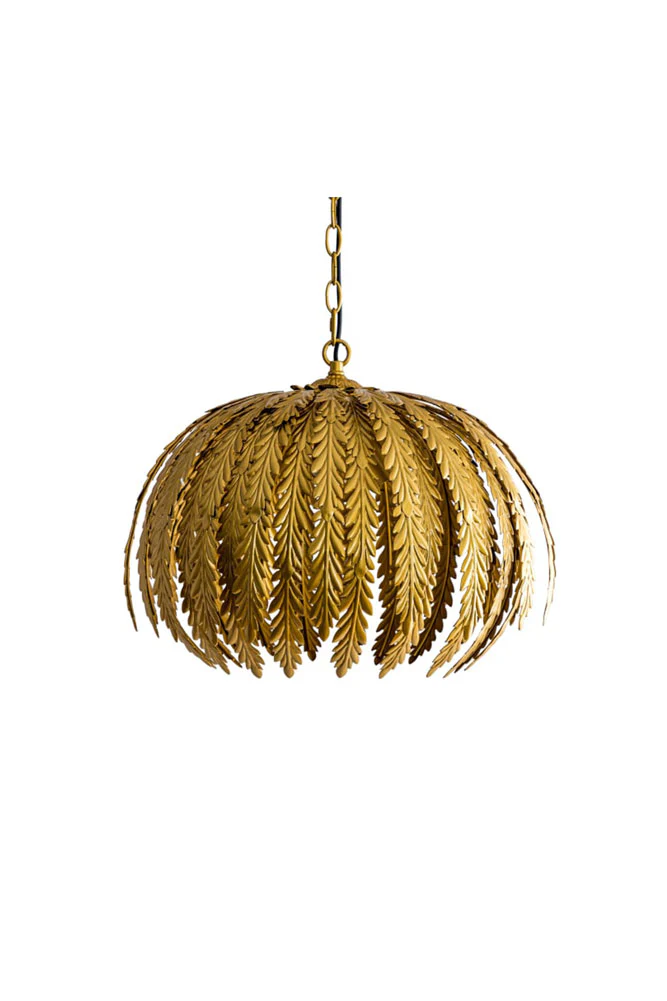 Tropical Leaf Ceiling Pendant Light - Image 7