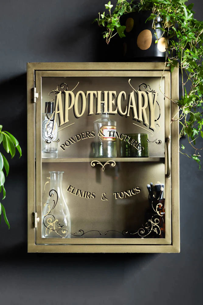 Vintage-Style Apothecary Wall Cabinet - Image 3