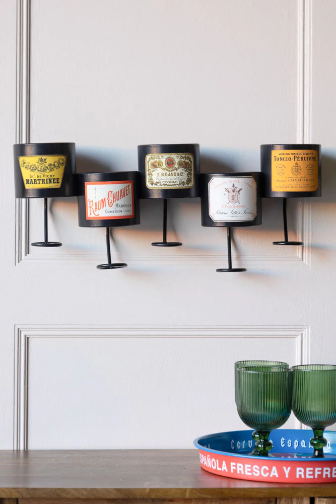 Vintage-Style French Wall-Mounted Bottle Holder - Image 3