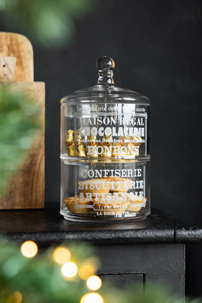 Vintage-Style Glass Storage Jar with Lid - Image 5