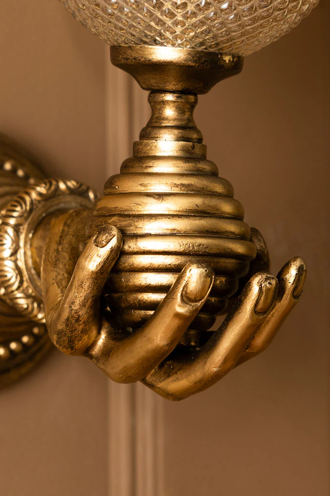 Vintage-Style Hand Wall Light - Image 4