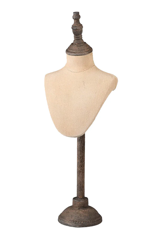 Vintage Style Mannequin Shoulder Jewellery Stand - Medium - Image 8