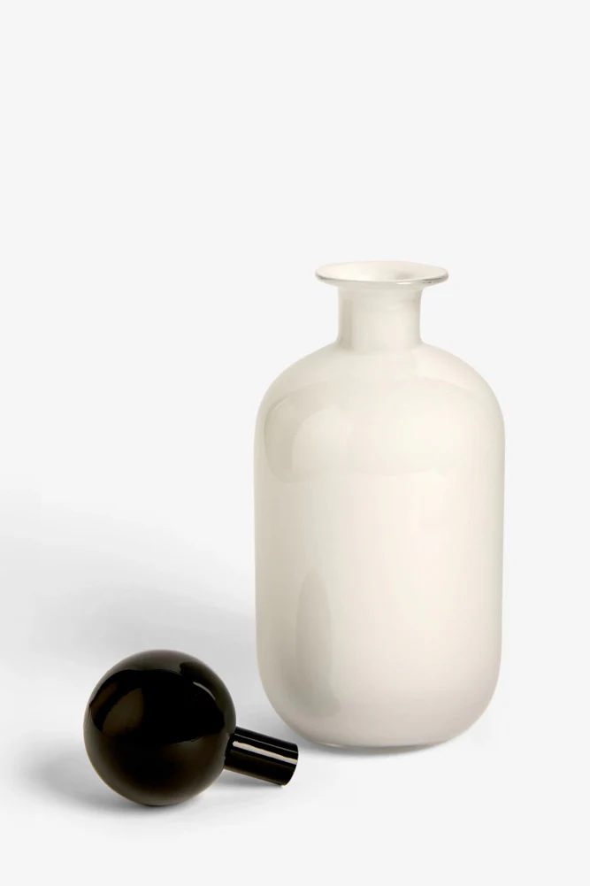 White & Black Apothecary Bottle - Image 5