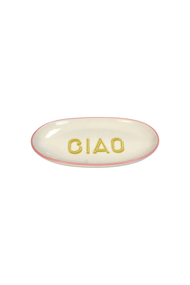 White Ciao Plate - Image 6
