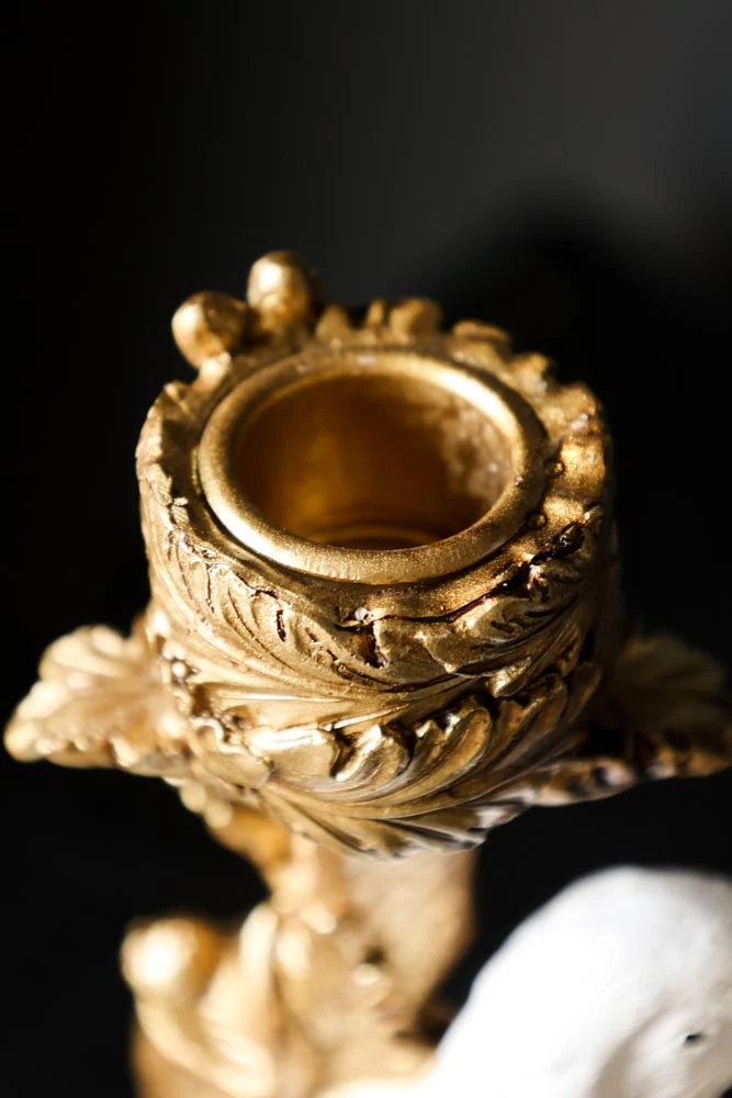 White Parrot Candlestick Holder - Image 6