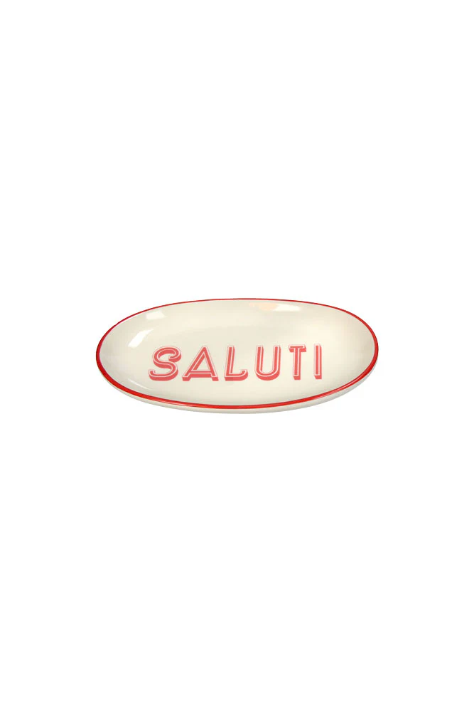 White Saluti Plate - Image 5