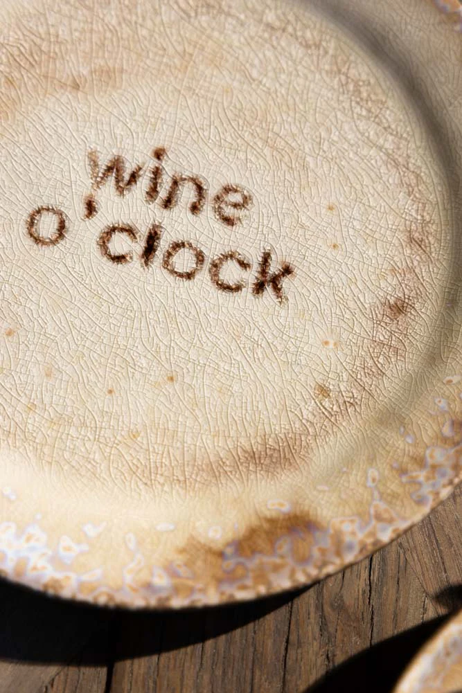 Wine O'Clock Ceramic Side Plate - Image 5