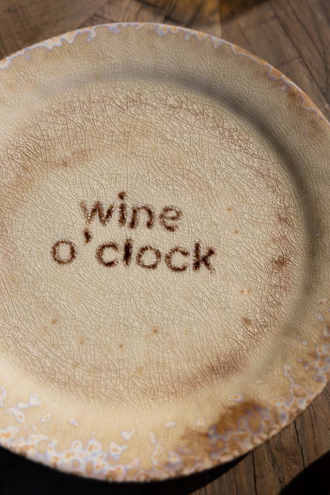 Wine O'Clock Ceramic Side Plate - Image 6