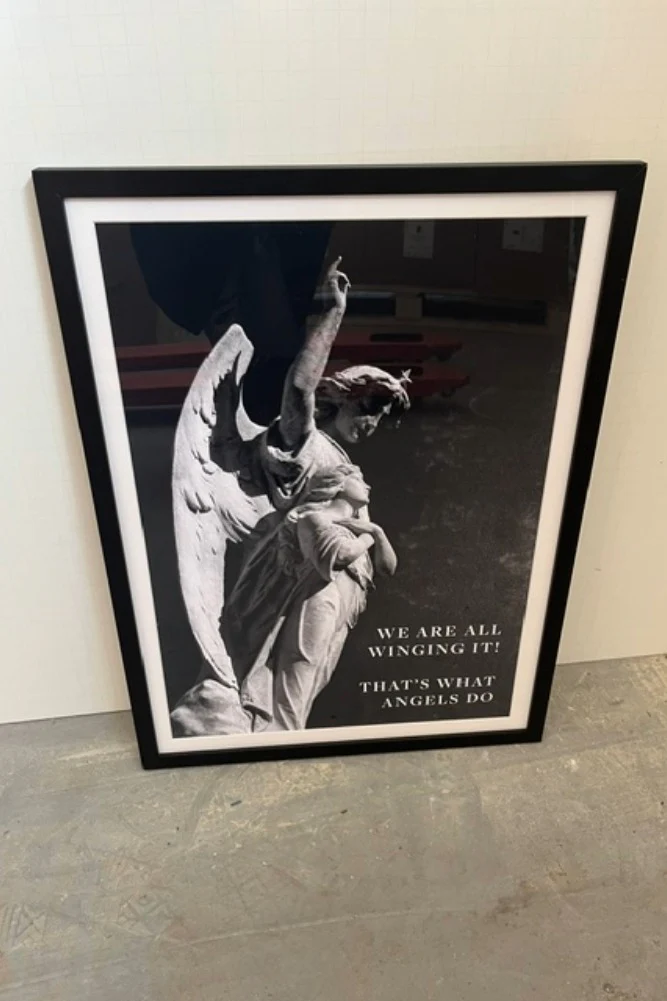 Winging It Art Print - Framed - SECONDS - Image 2