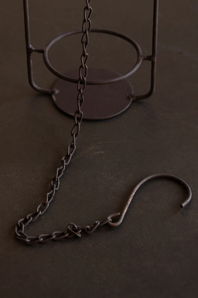 Wire Glass Bottle / Vase Holder - Image 6