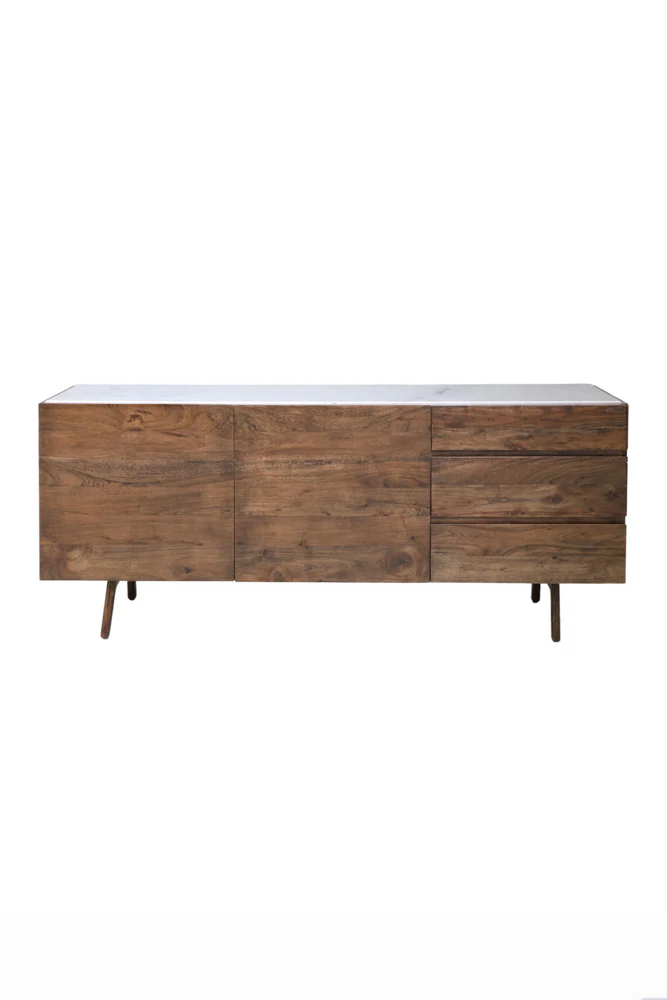 Wood & Marble Barcelona Sideboard - Image 5
