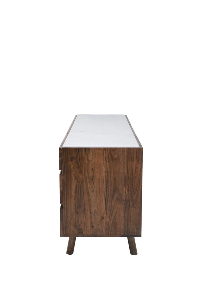 Wood & Marble Barcelona Sideboard - Image 7