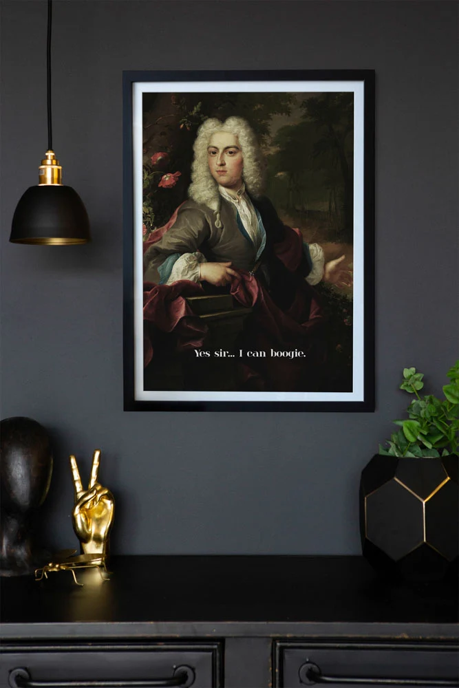 Yes Sir I Can Boogie Art Print - Available Framed Or Unframed
